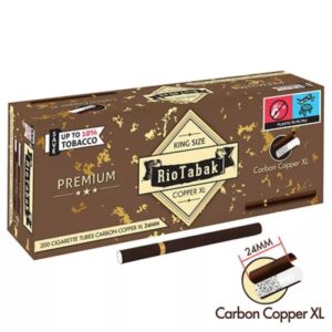 Tuburi Tigari RioTabak Copper XL Carbon Activ (24 mm) 200