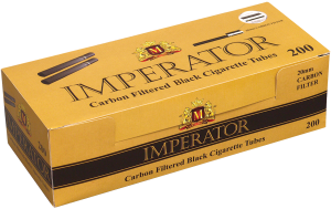Tuburi tigari IMPERATOR 200 CARBON NEGRU