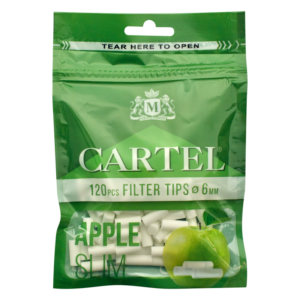 Filtre Cartel Green Apple 6/15 mm x 120 pcs Slim