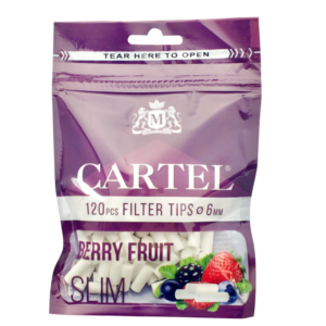 Filtre Cartel Berry Fruit 6/15 mm x 120 pcs Slim