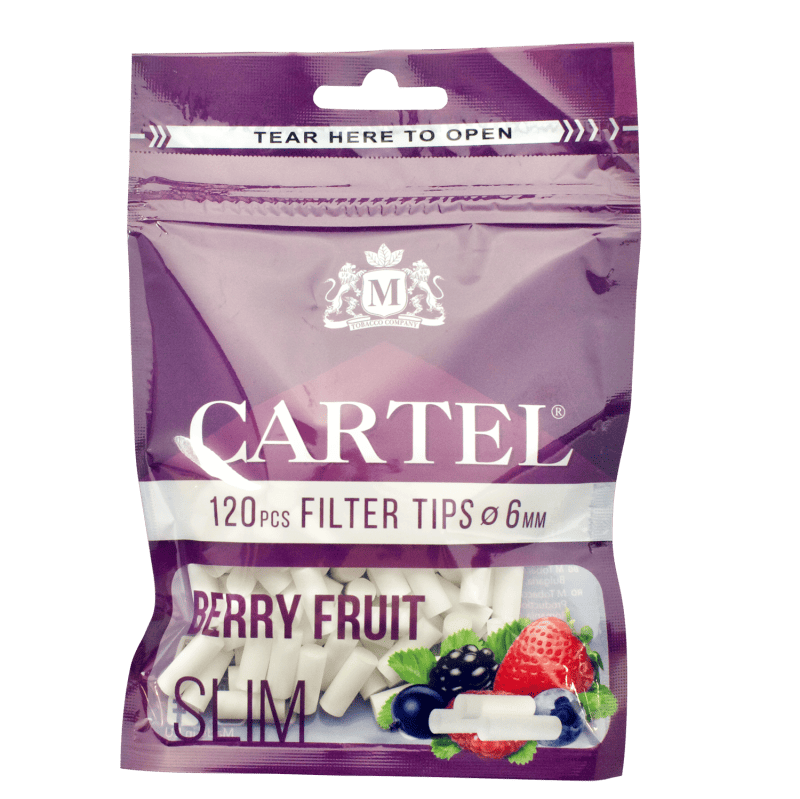 file_692ade635d5f9.png Filtre Cartel Berry Fruit 6/15 mm x 120 pcs Slim - Image 1