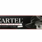 CARTEL BLACK King Size Slim + TIPS, 14 gsm