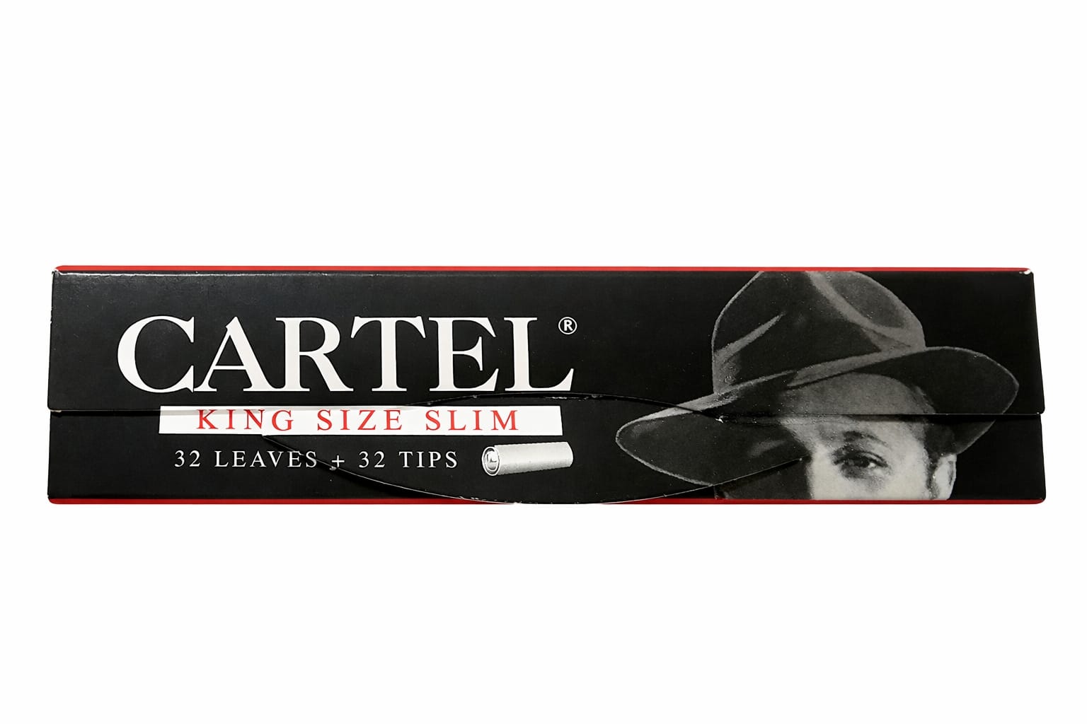 file_69c7dc60ee4dd.jpeg CARTEL BLACK King Size Slim + TIPS, 14 gsm - Image 1